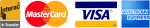 We accept Visa, Mastercard, American Express, Debit